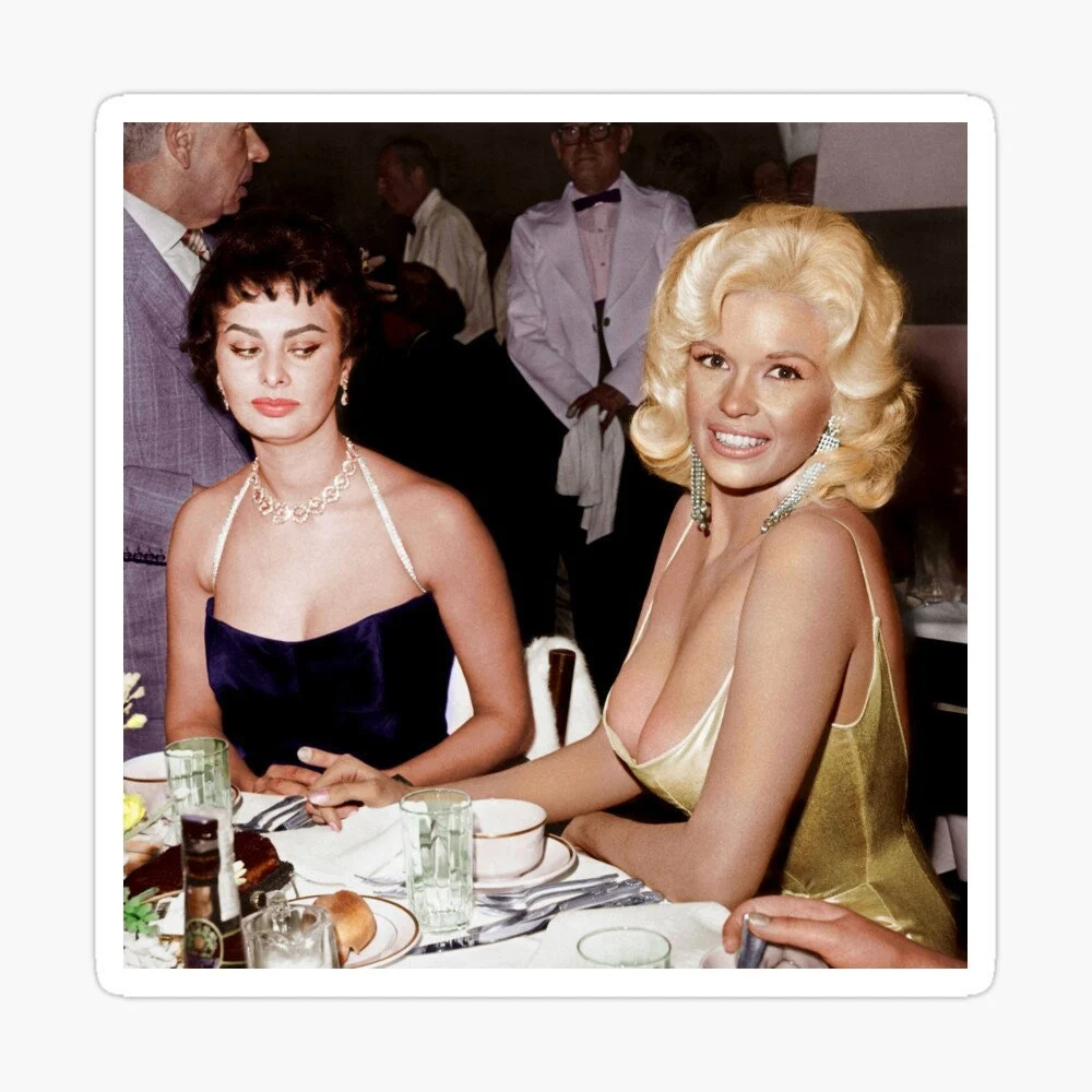 Sophia Loren and Jayne Mansfield